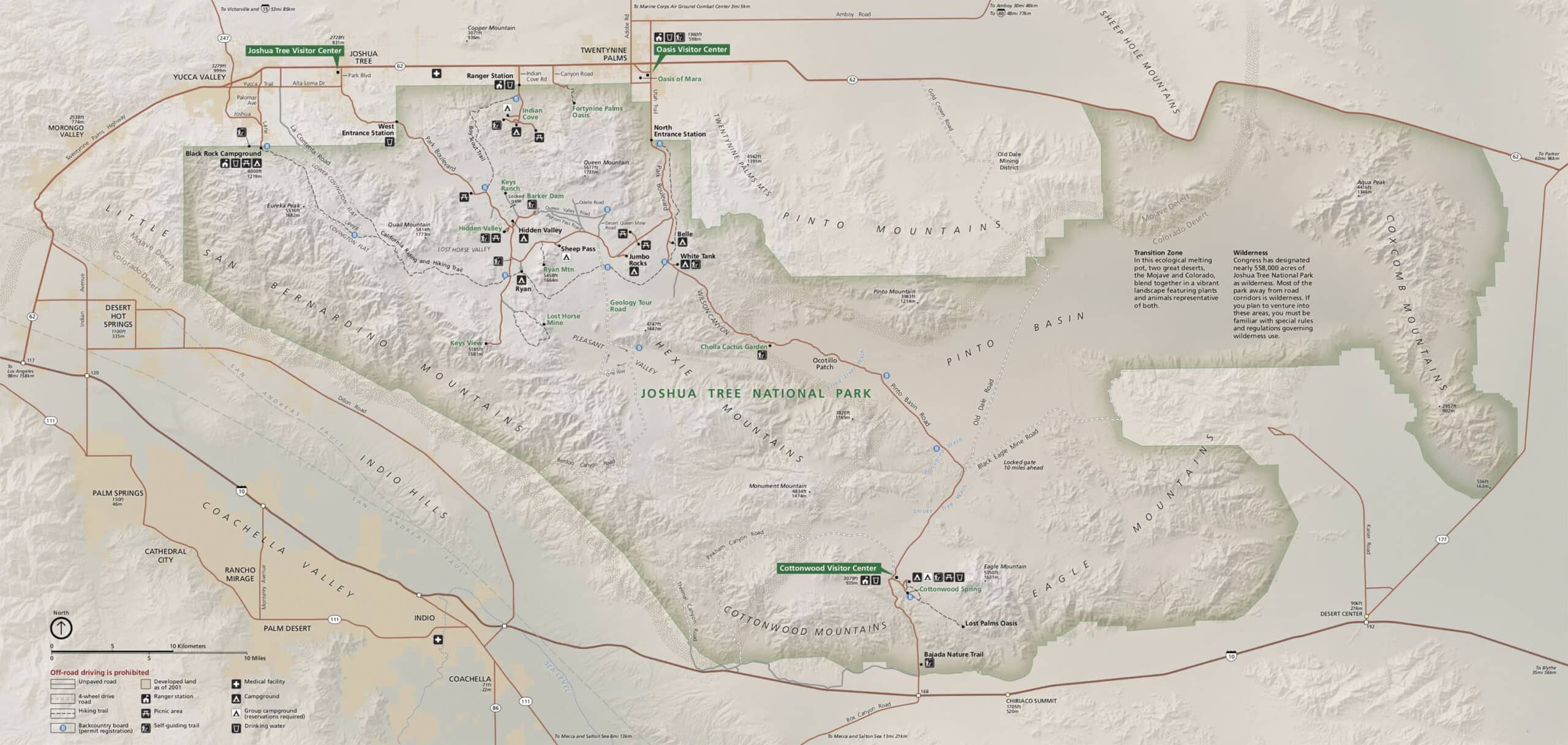 Joshua Tree Map