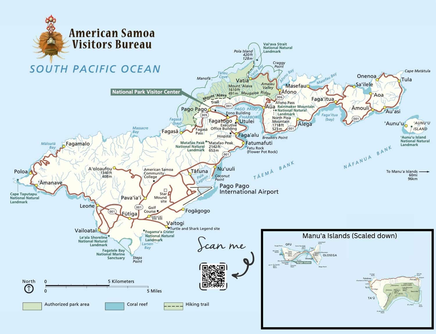 Map American Samoa