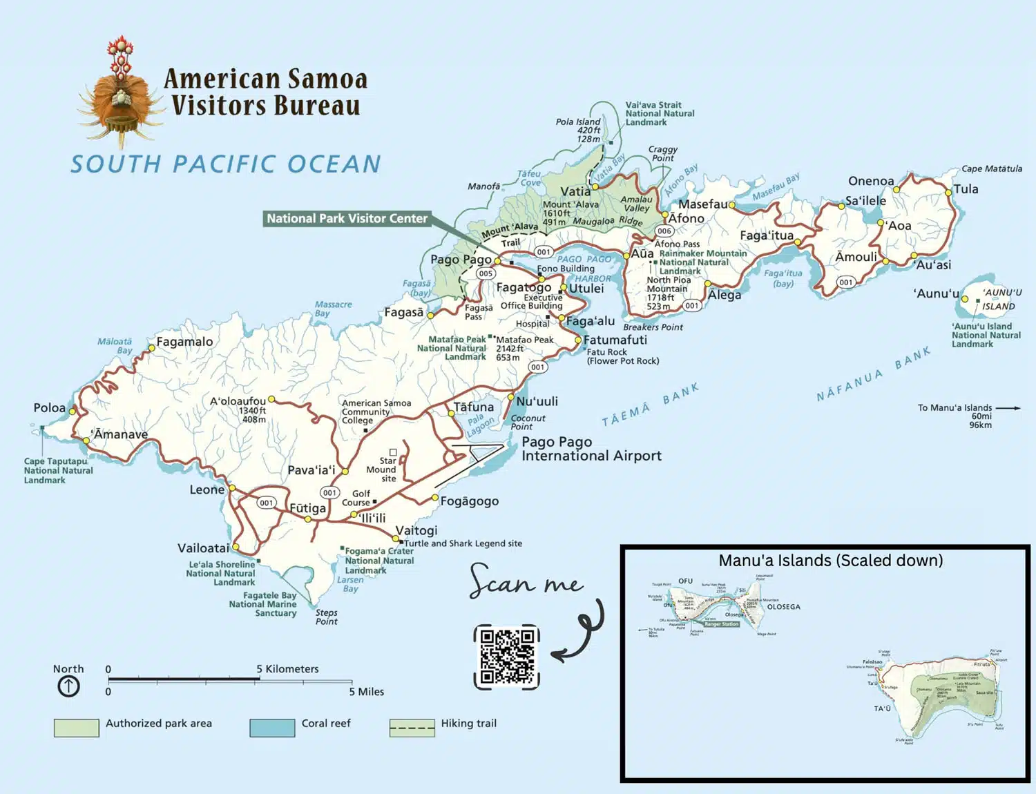 Map American Samoa