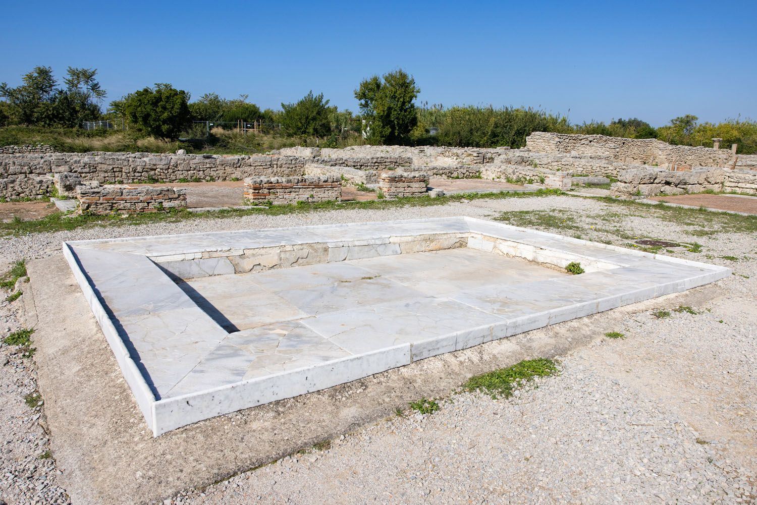 Marble Floor Paestum House