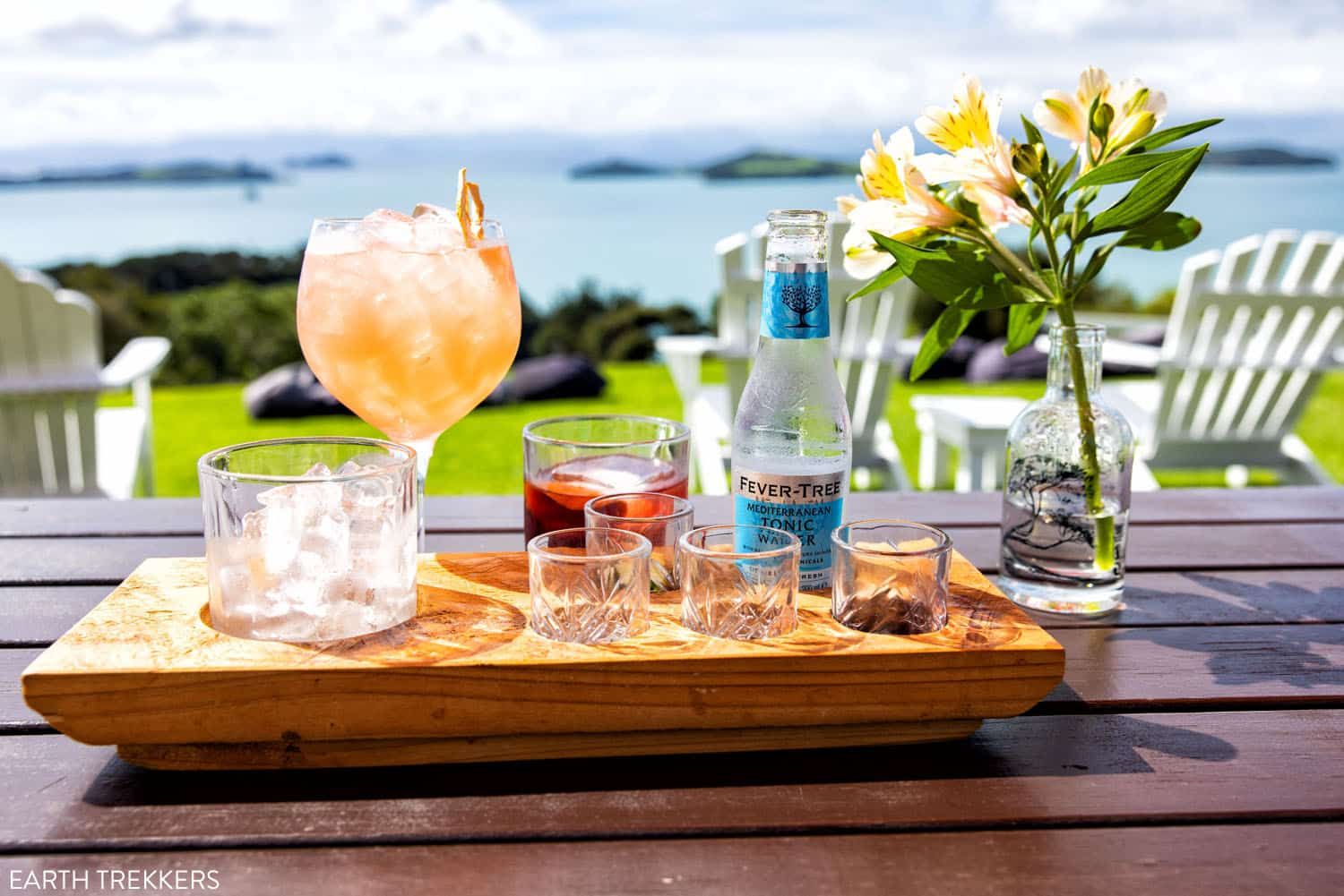 Waiheke Island Gin Tasting