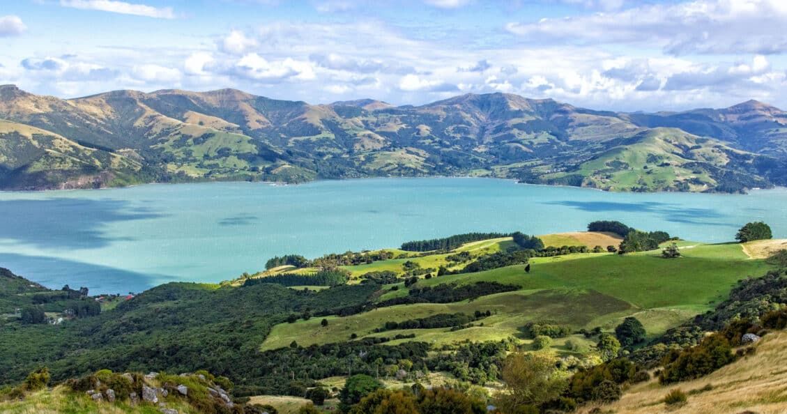 Akaroa Banks Peninsula New Zealand Photo