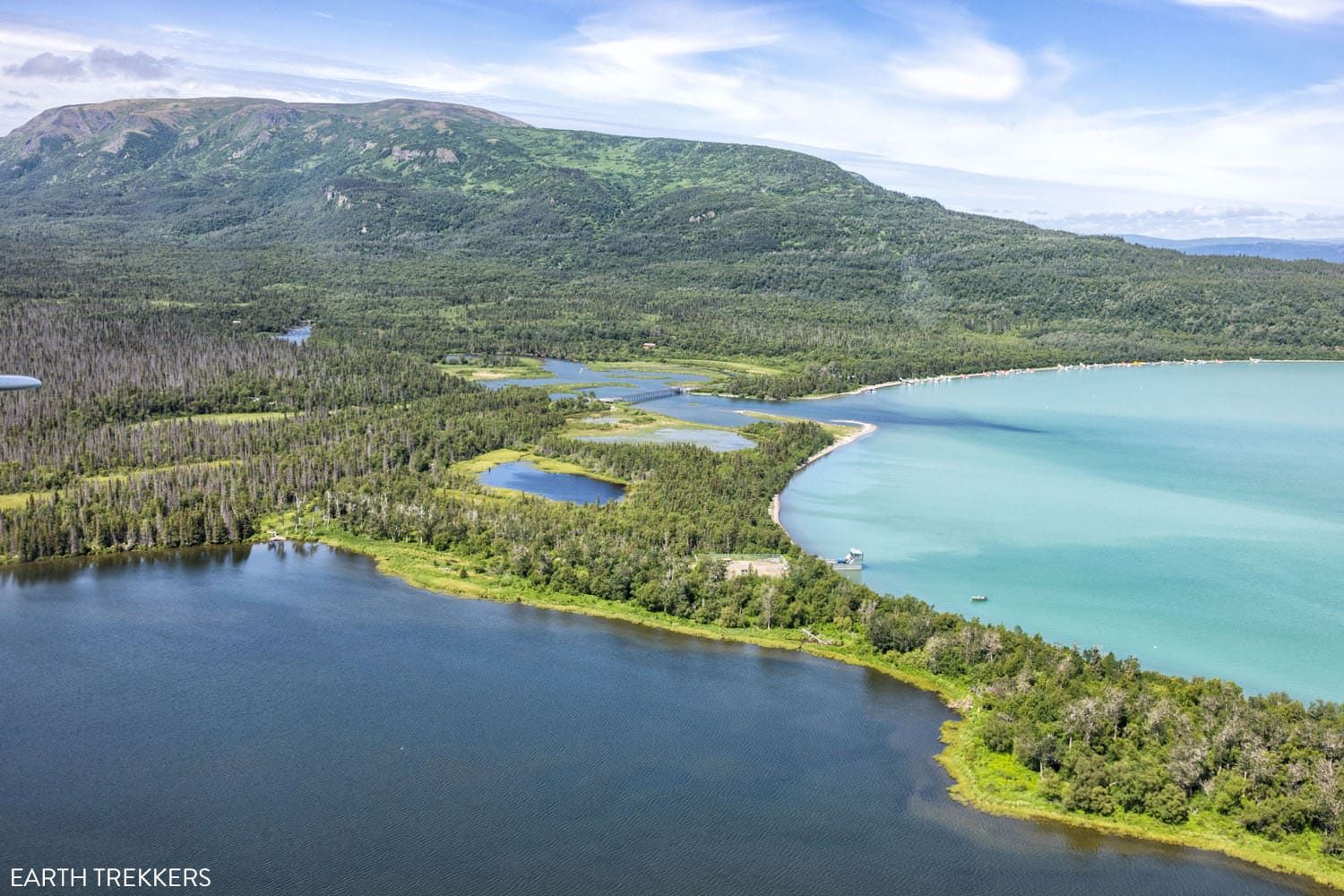 Brooks Camp Aerial View