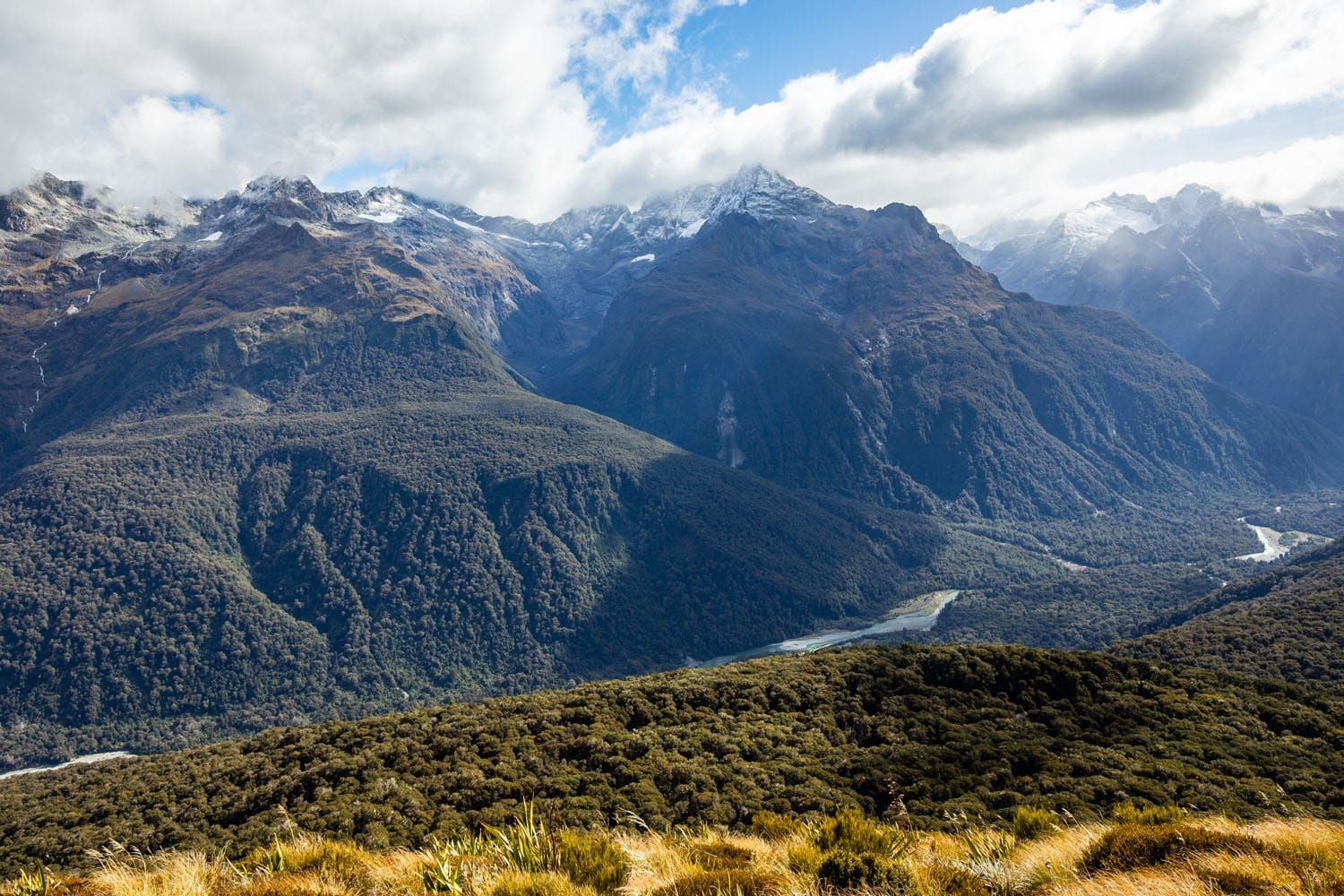 Routeburn Track Mountains View