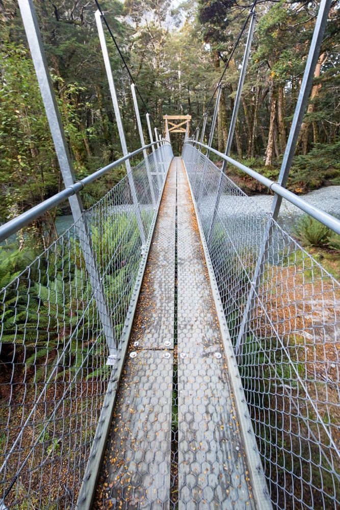 Routeburn Track Swing Bridge