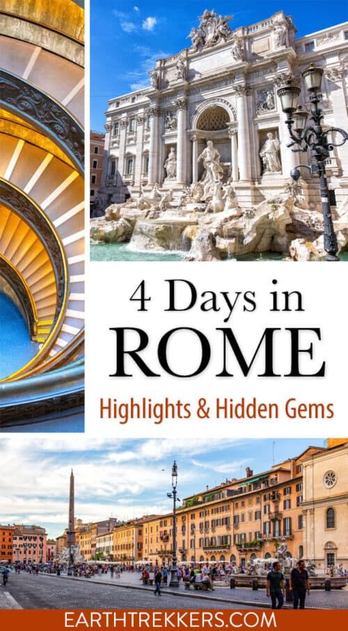 4 Days in Rome Itinerary Best of Rome for First Time Visitors Earth