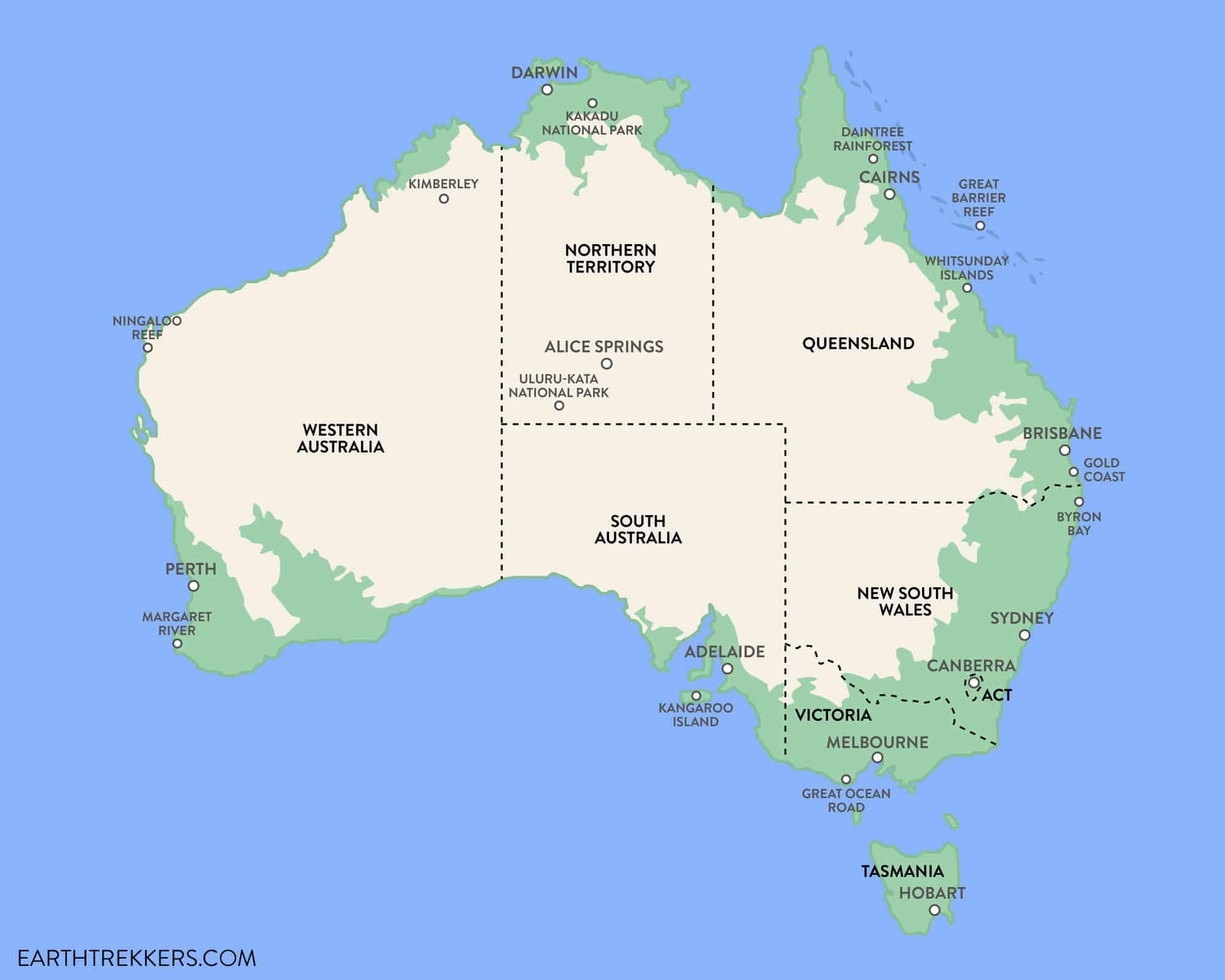 Australia Map