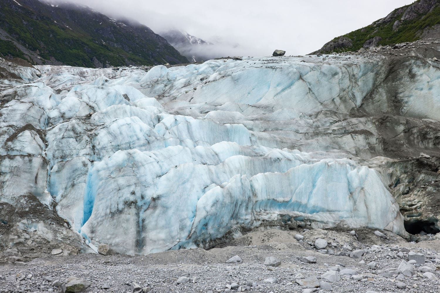 Glacier in Lake Clark National Park