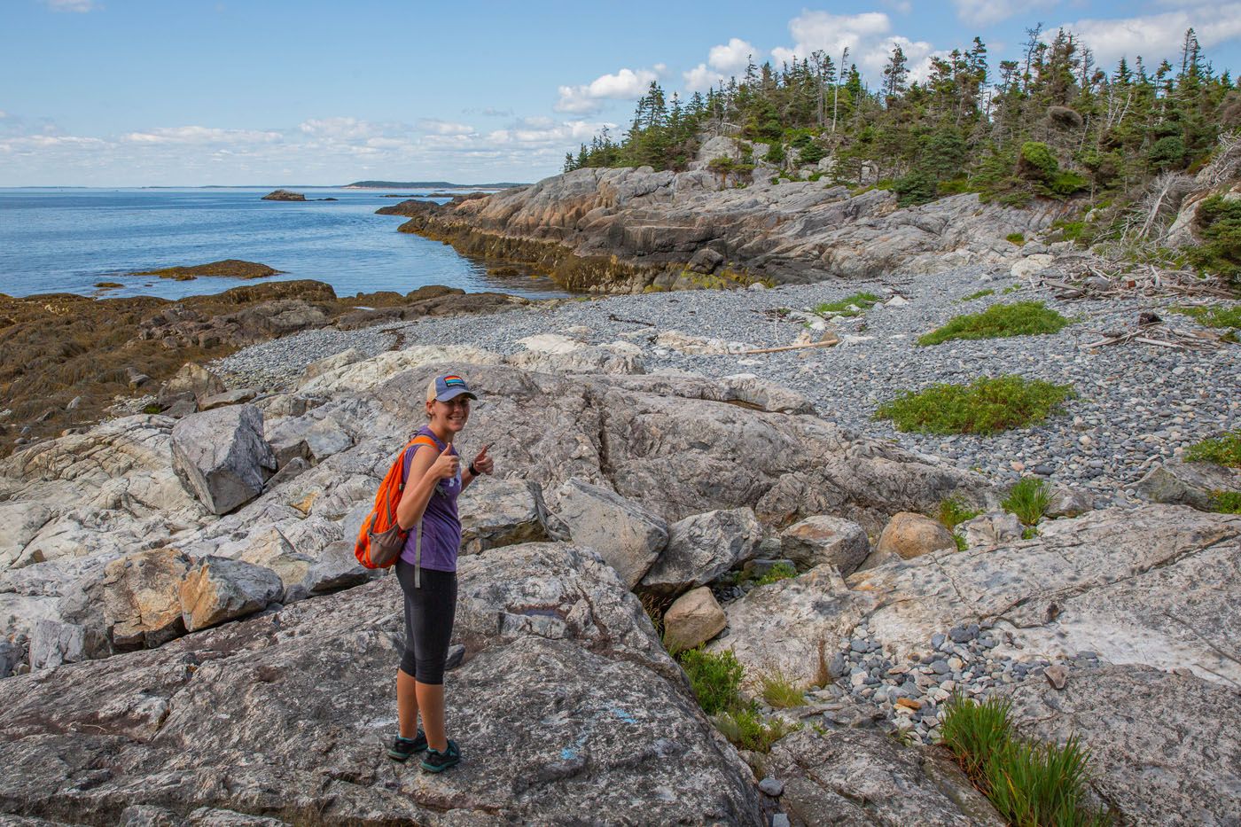 Hiking in Isle au Haut Photo