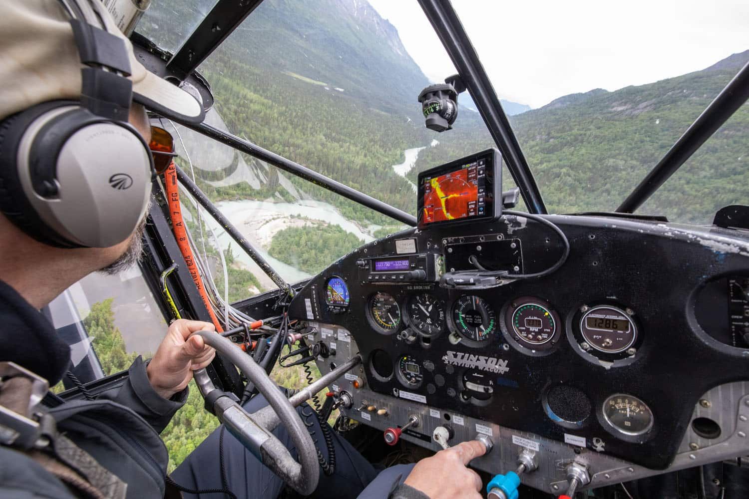 Lake Clark Stinson Airplane