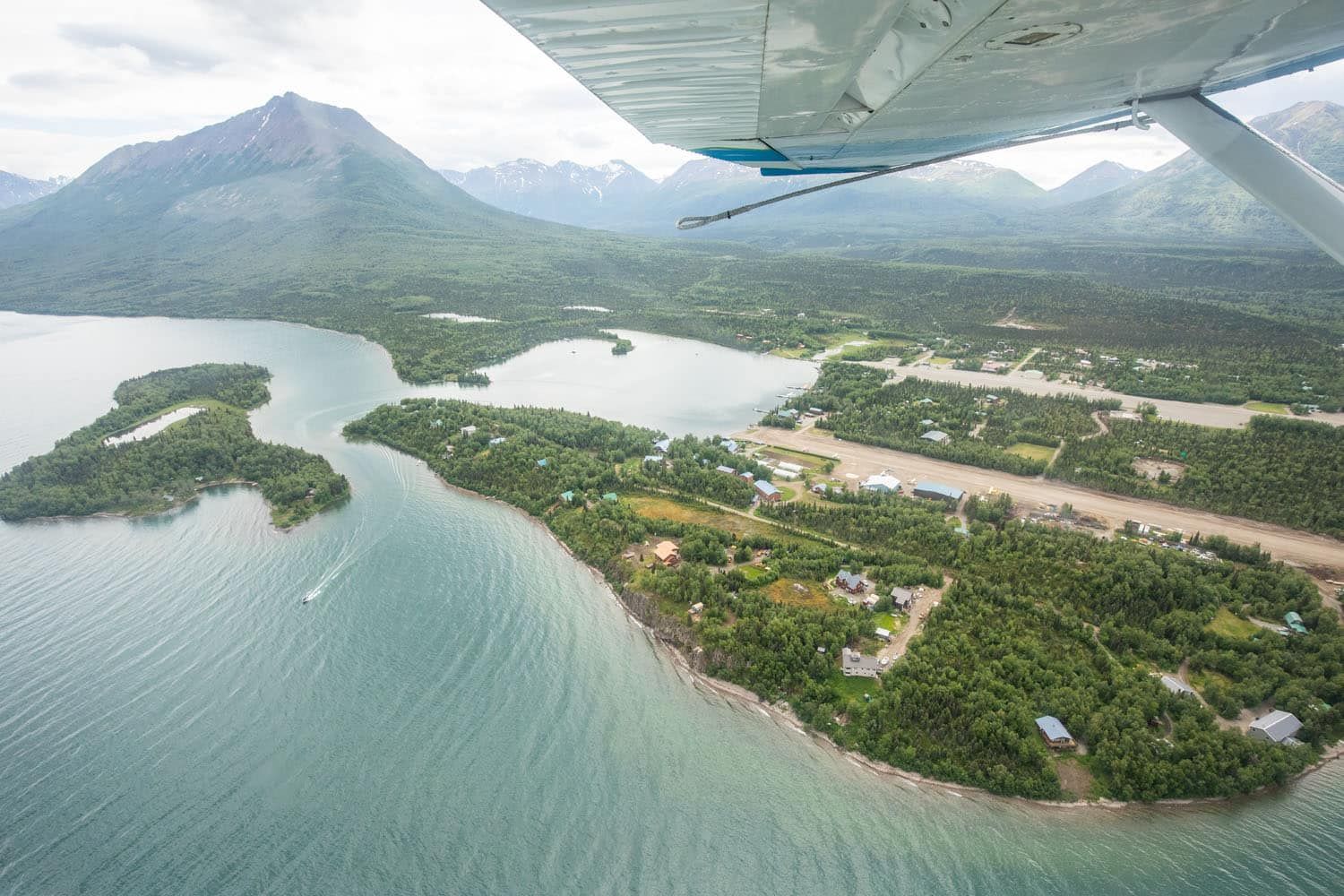 Port Alsworth Aerial Photo