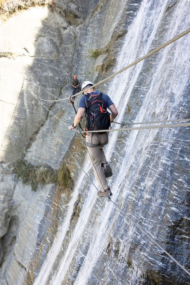 Wildwire Via Ferrata Tightrope