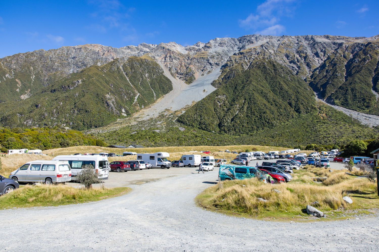 Hooker Valley Track Parking