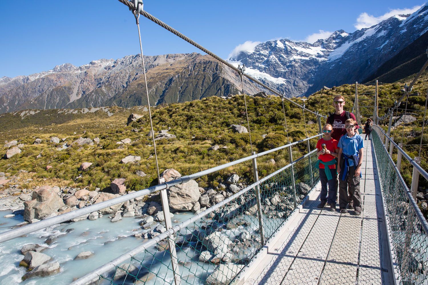 Hooker Valley Track with Kids
