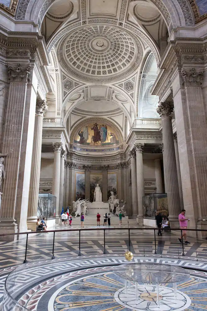 Inside the Pantheon Paris