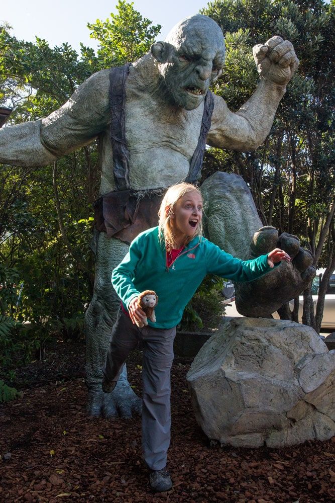 Kara at Weta Cave