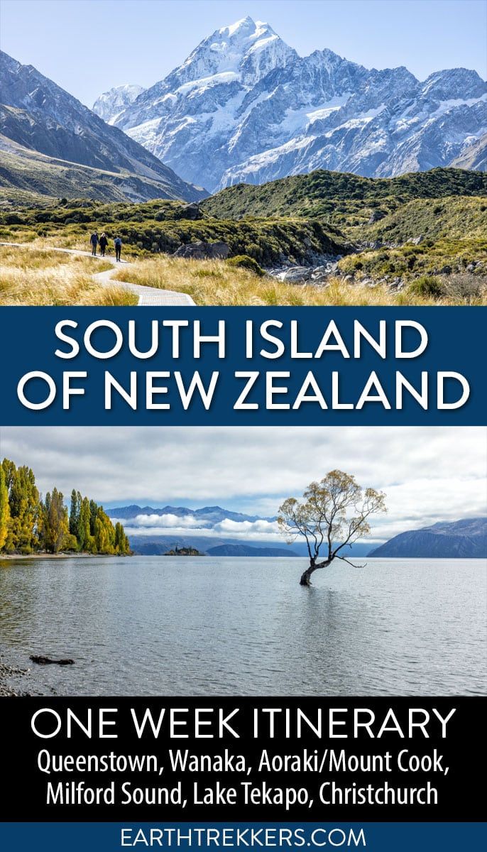 South Island New Zealand Itinerary