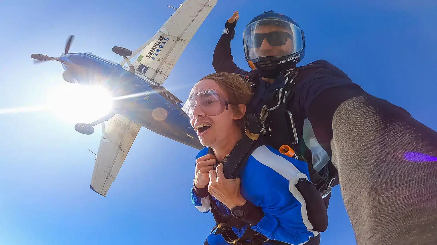 Tyler Skydiving Sydney Australia