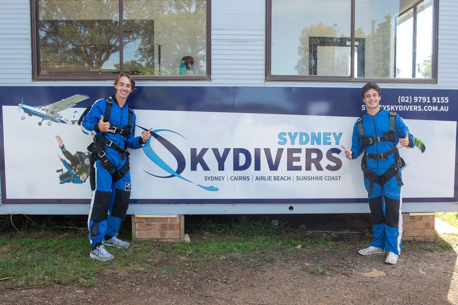 Tyler at Sydney Skydivers