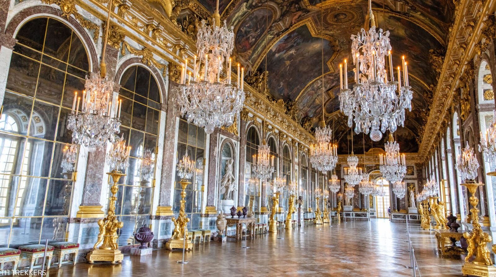 Hall of Mirrors at the Palace of Versailles