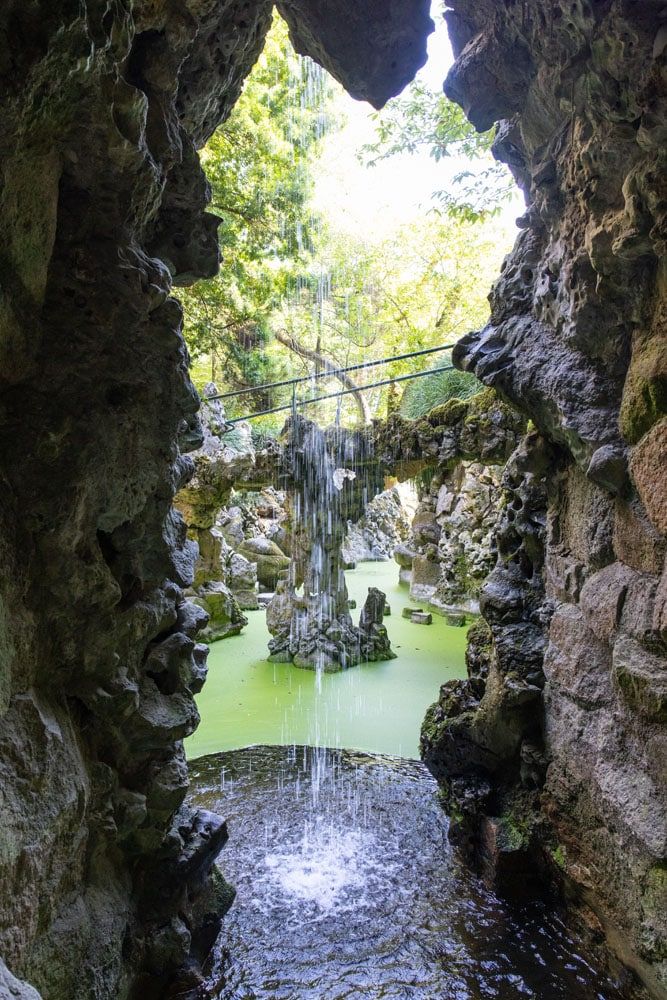 Waterfall Quinta da Regaleira