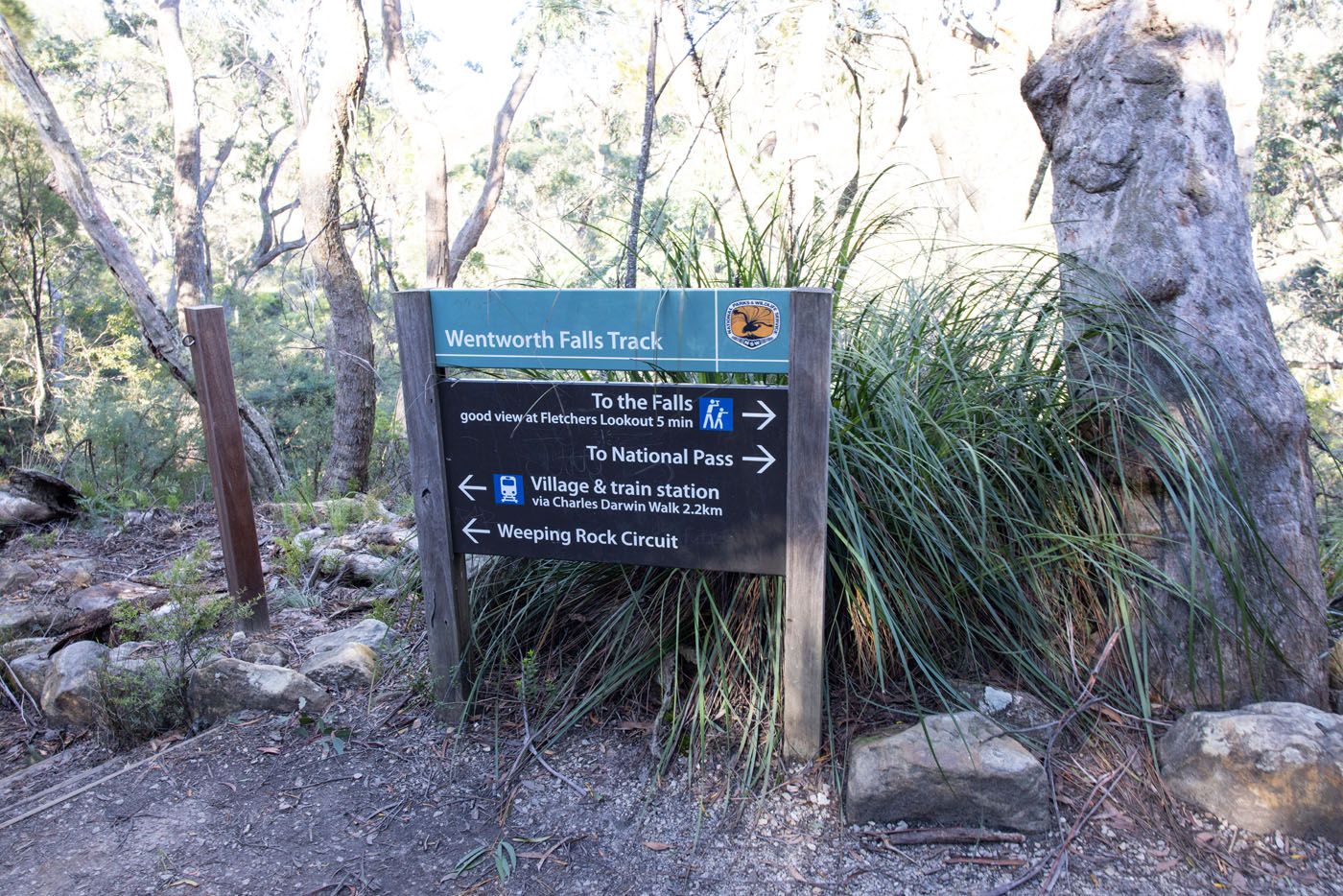 Wentworth Falls Trail Sign