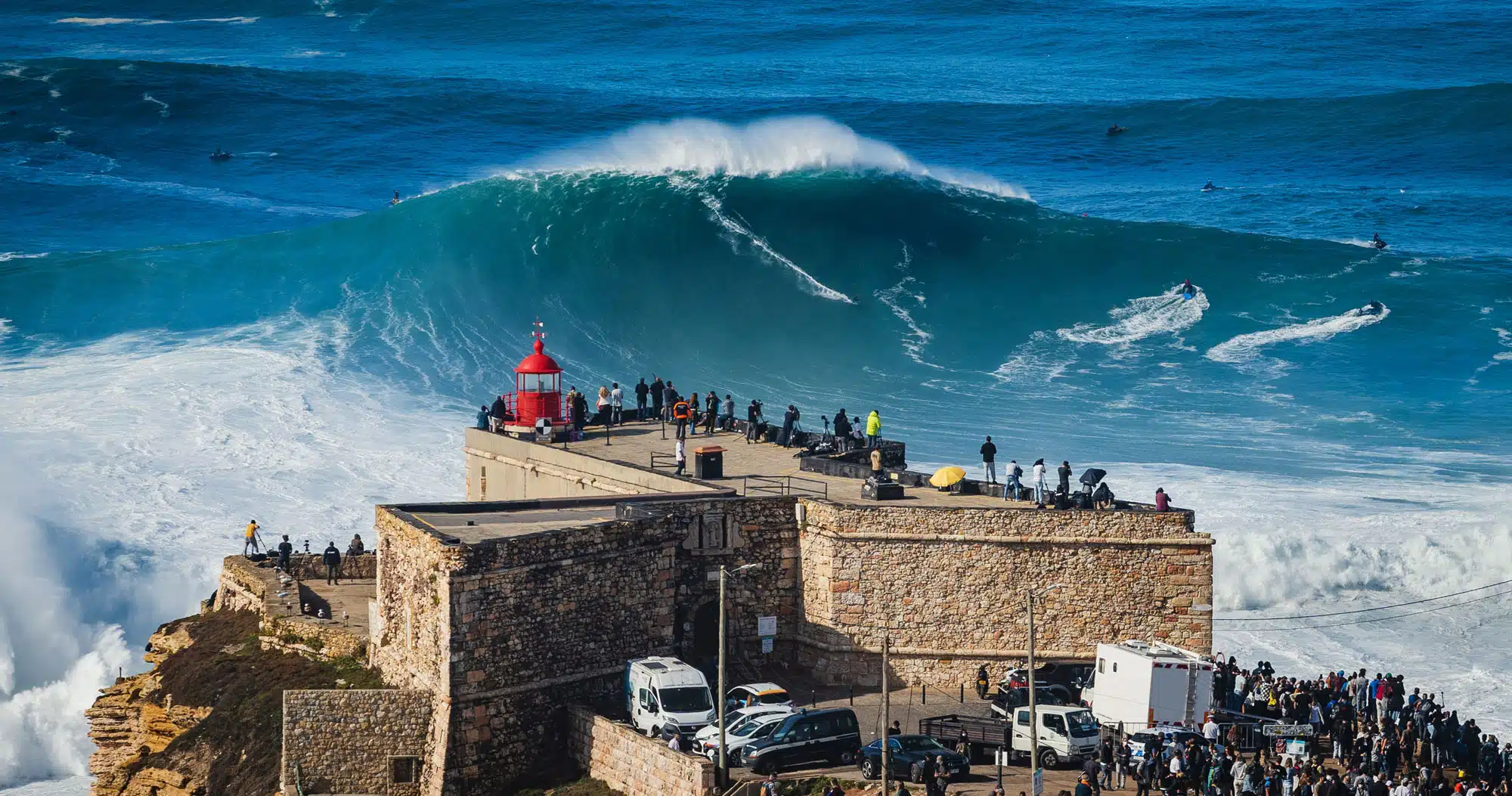 Big waves of Nazare