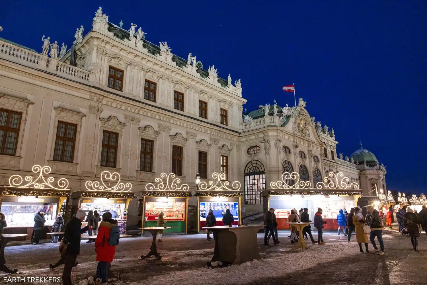 Christmas Village Belvedere Palace