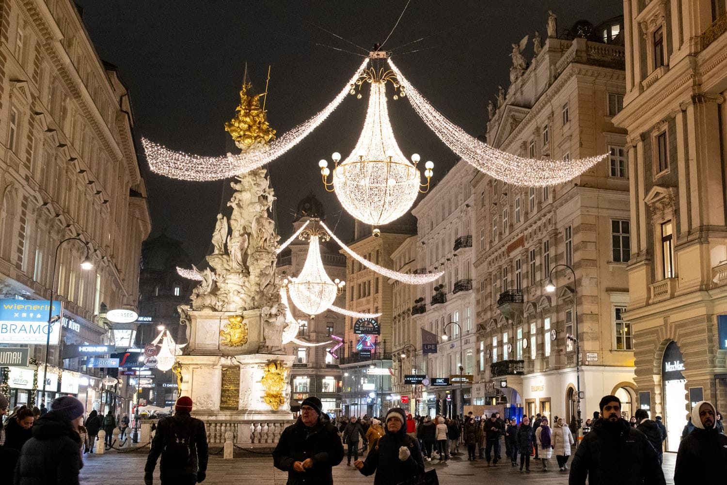 Graben Christmas Lights | Christmas in Vienna