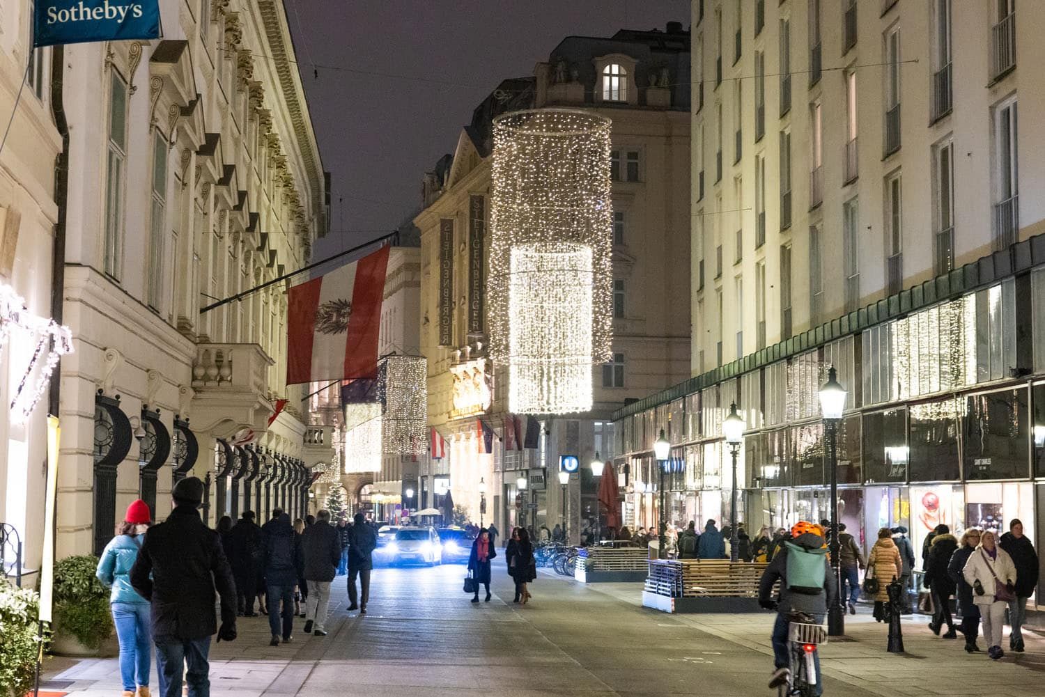 Herrengasse Chrismtas Lights | Christmas in Vienna