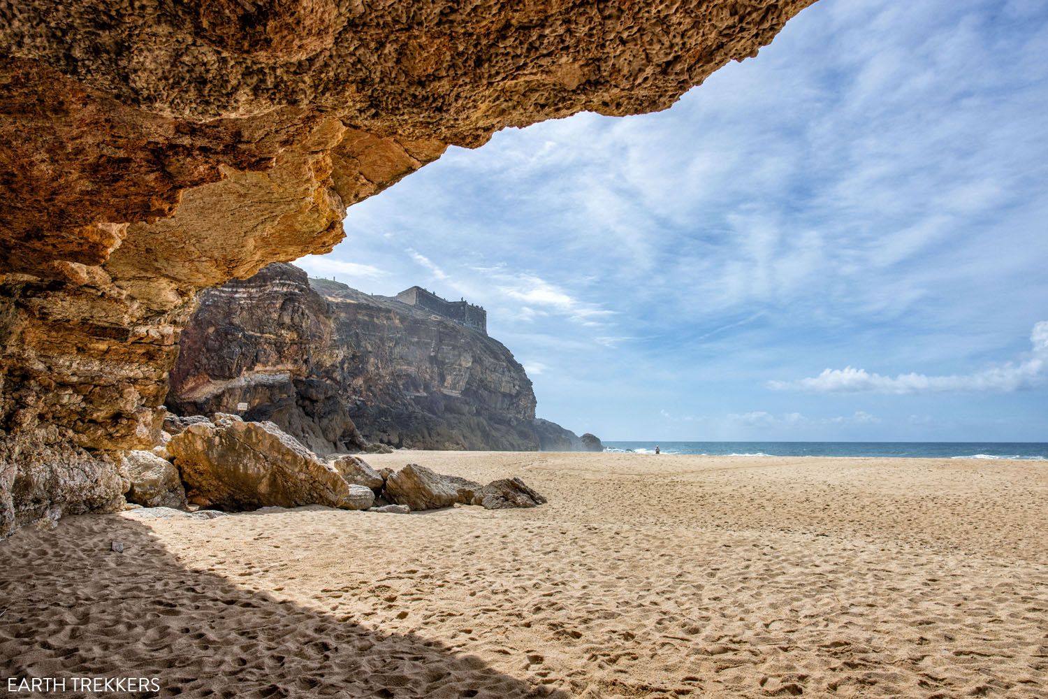 Nazare Praia do Norte Beach Cave | Best things to do in Portugal