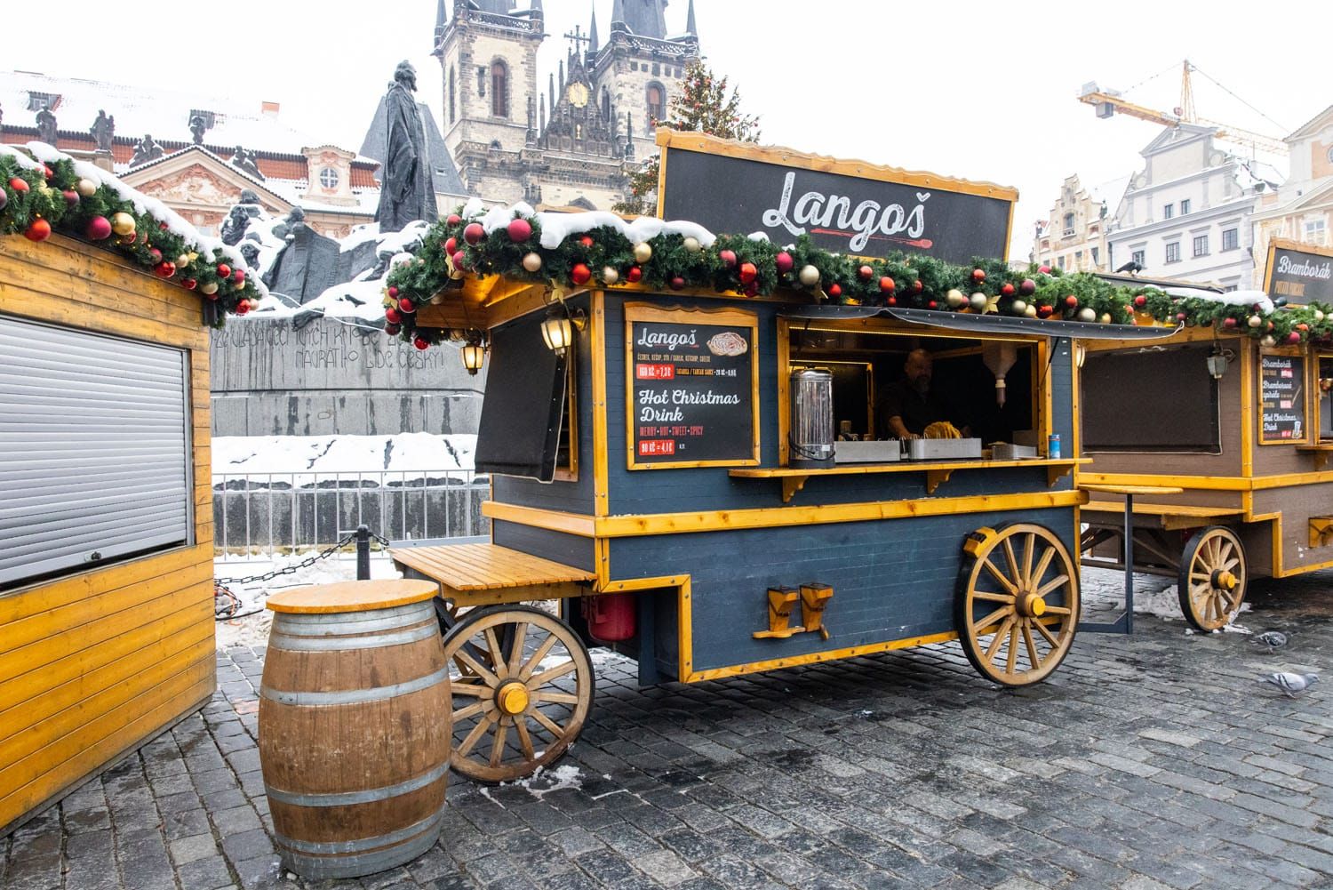 Prague Christmas Market Stall