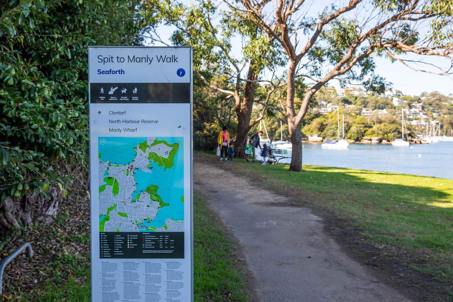 Spit to Manly Walk Sign