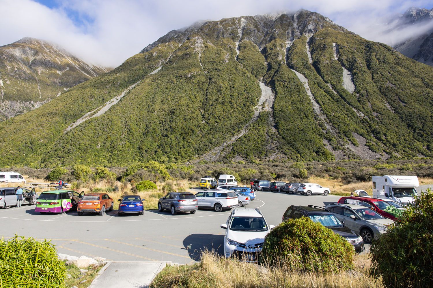 Tasman Valley Parking
