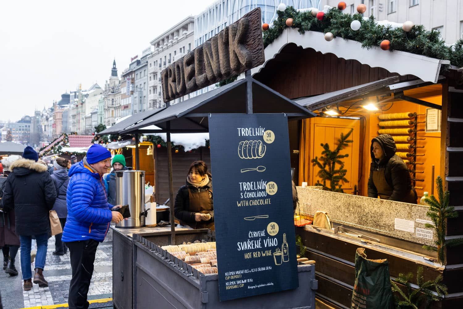 Trdelnik Stand | Prague Christmas Markets
