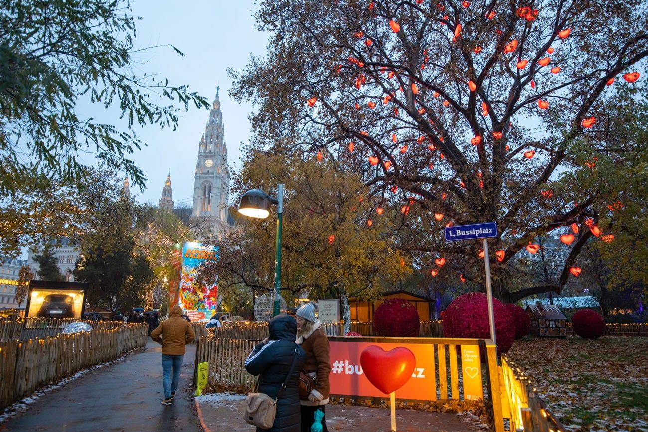 Vienna Christmas Market Heart Tree | Vienna Christmas Markets