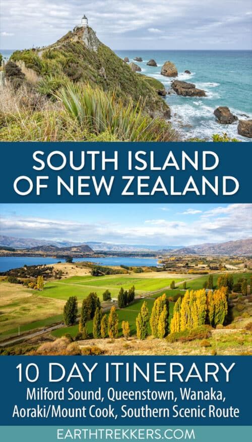 10 Day South Island New Zealand Itinerary: 4 Different Ways