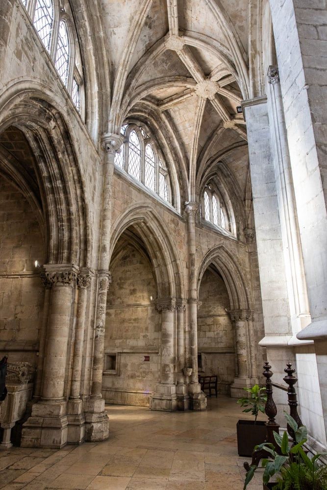 Lisbon Cathedral Gothic Hallway