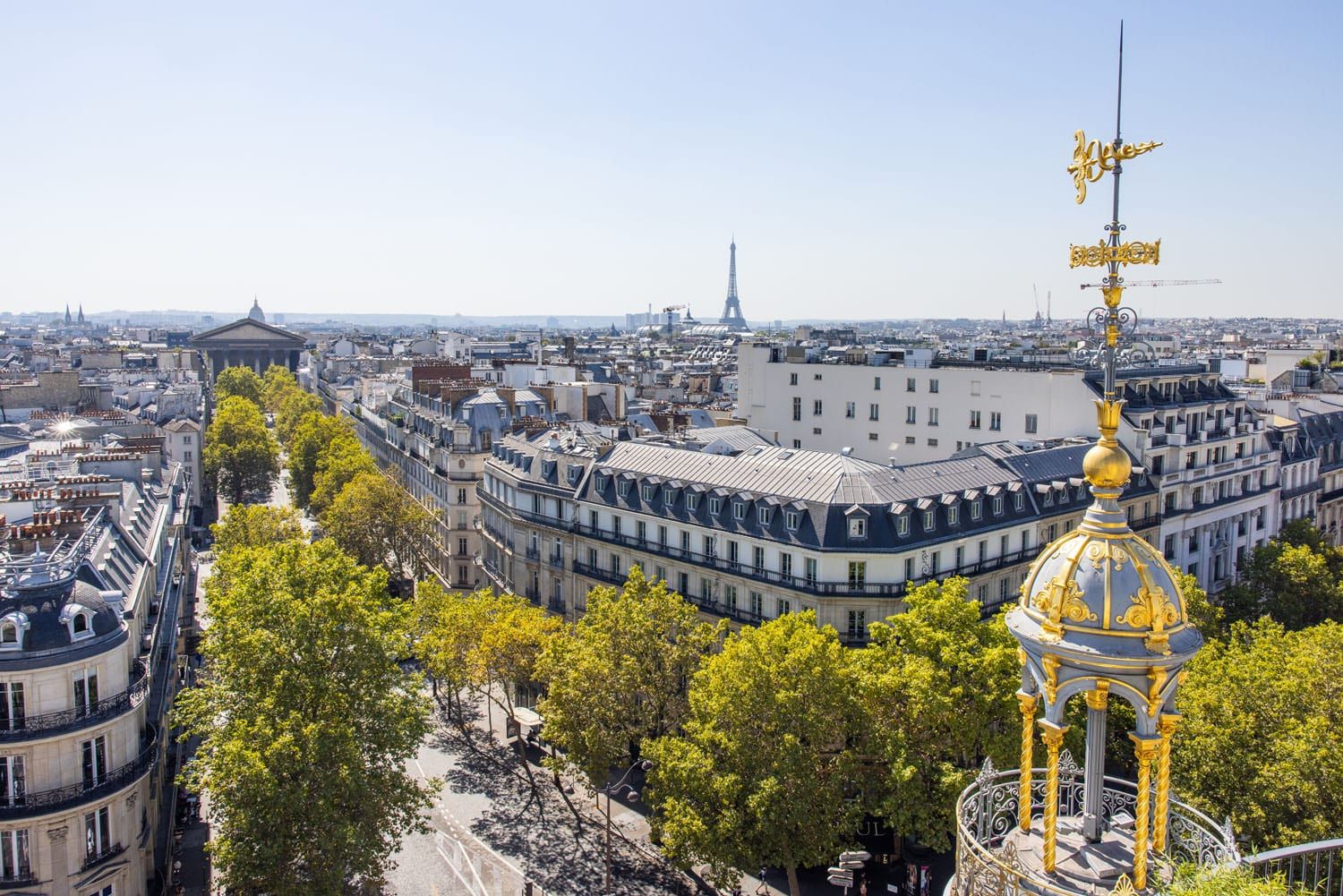 Paris Rooftop Restaurant View