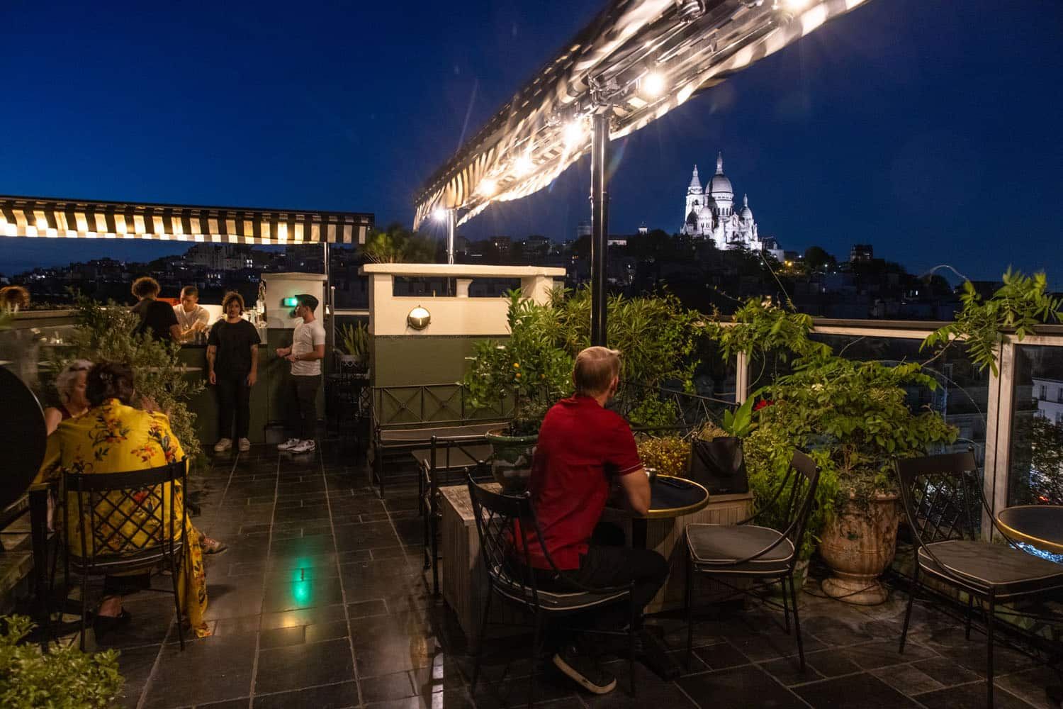 Rooftop View of Sacre Coeur | Best Rooftop Bars in Paris