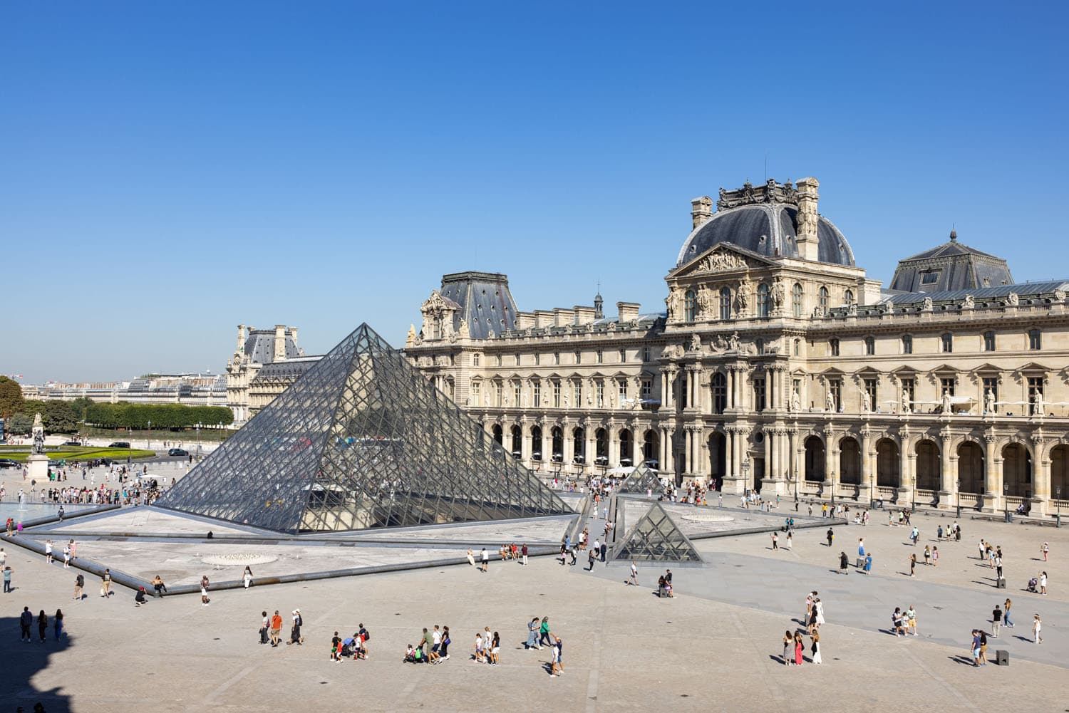 View from Louvre Museum