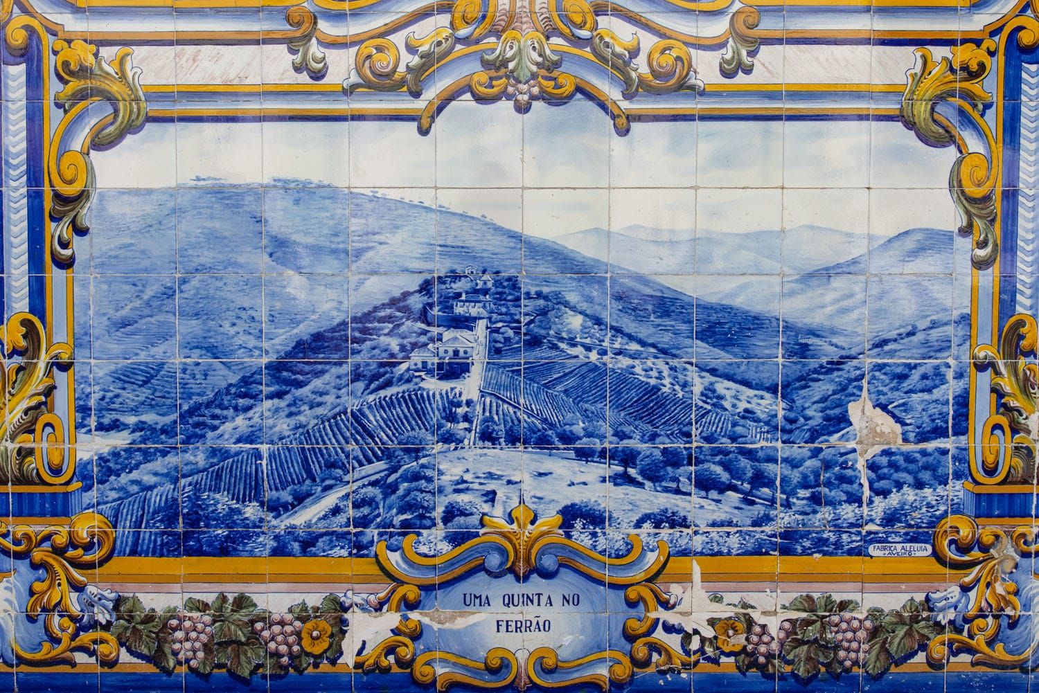 Pinhao Train Station Blue Tiles