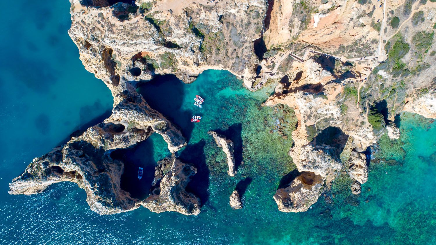 Ponta da Piedade Aerial View