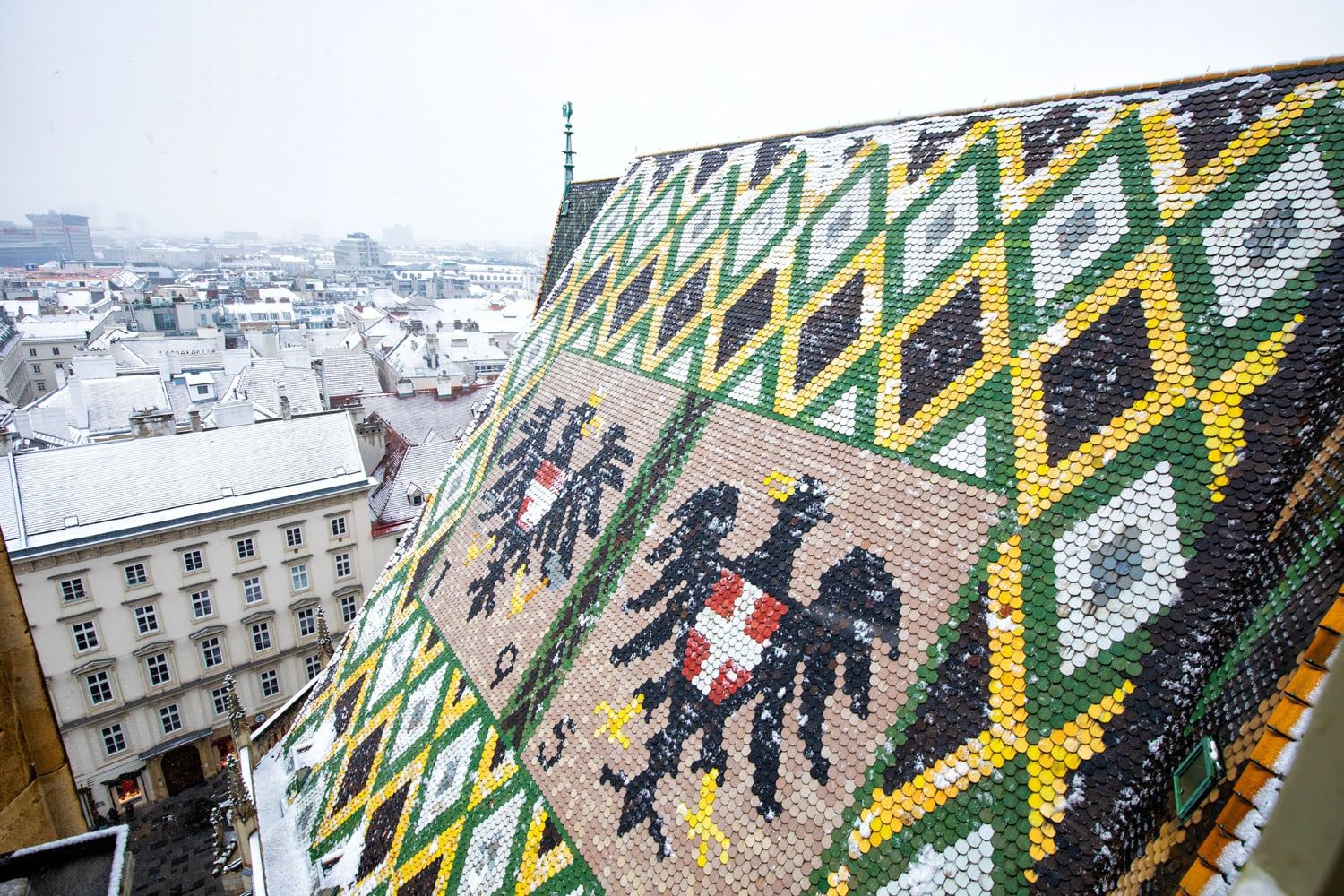 St Stephens Cathedral Roof | Best Things to Do in Vienna