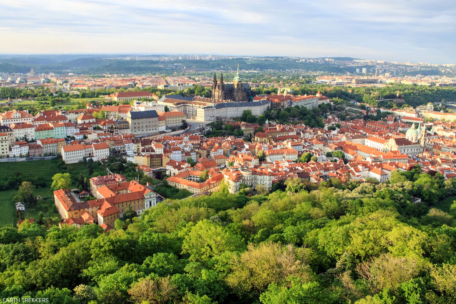 Petrin Tower View Prague