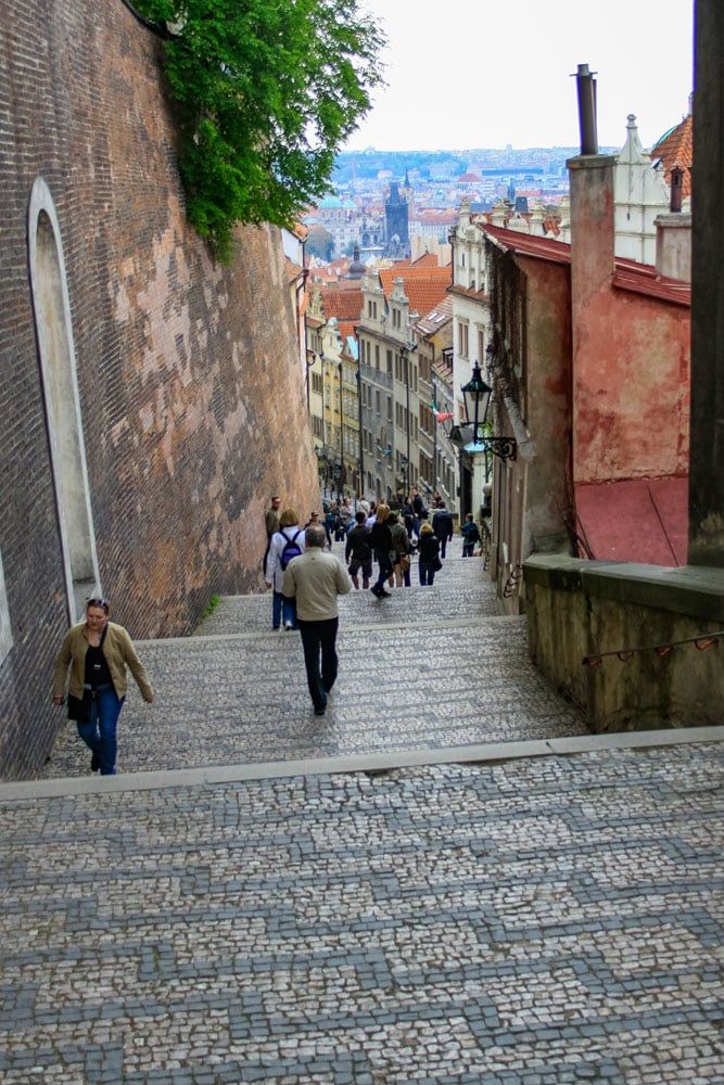 Prague Castle Steps