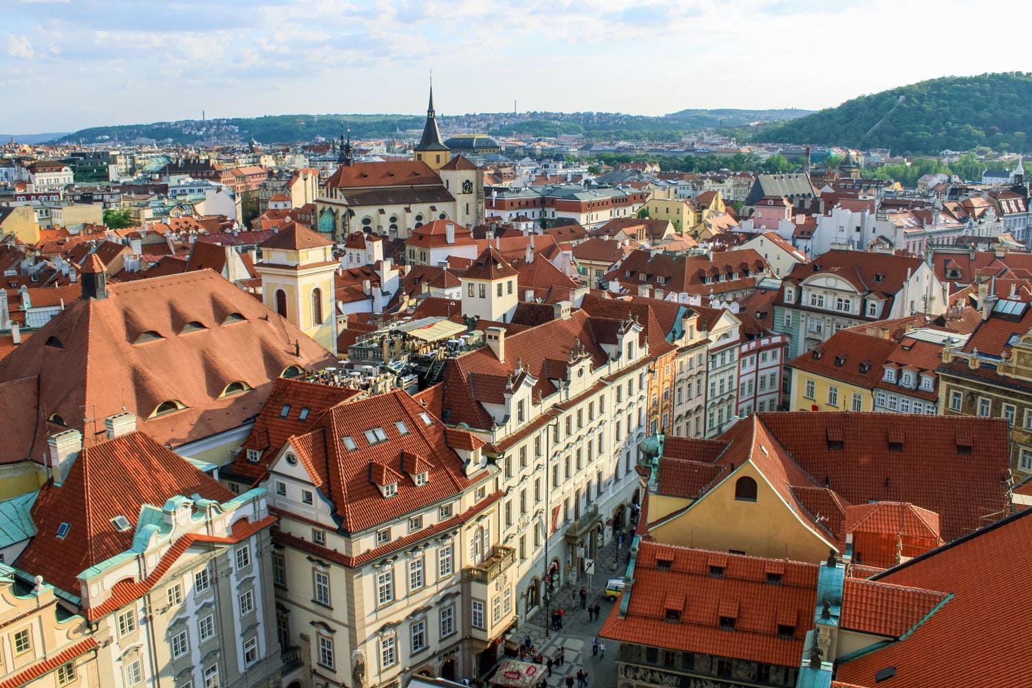 Prague Town Hall Tower View