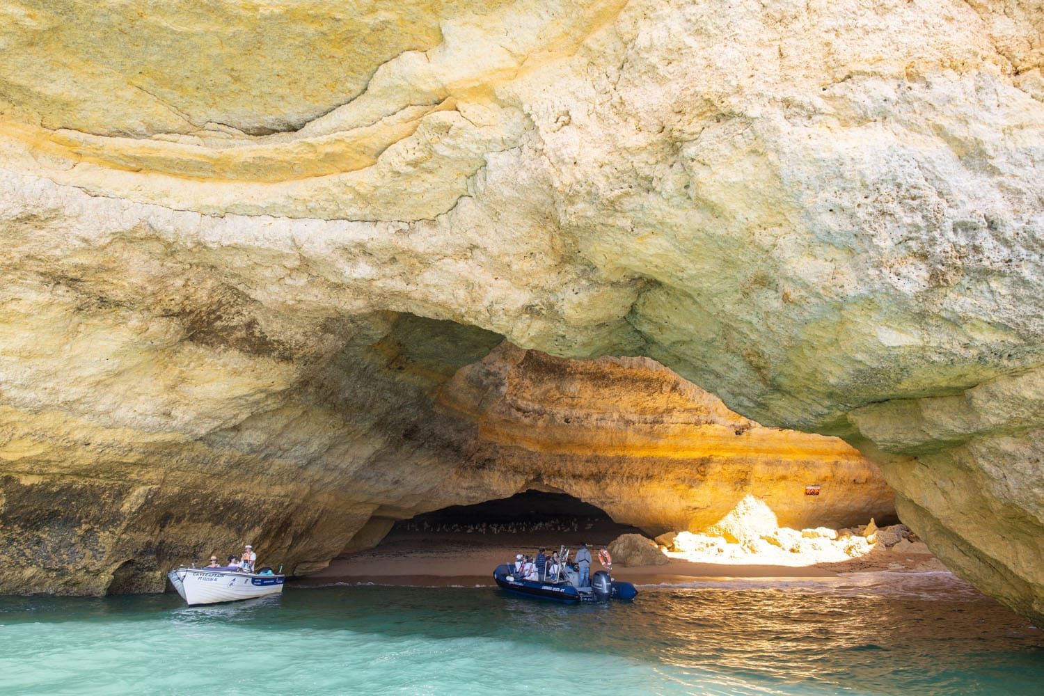 Entering Benagil Cave