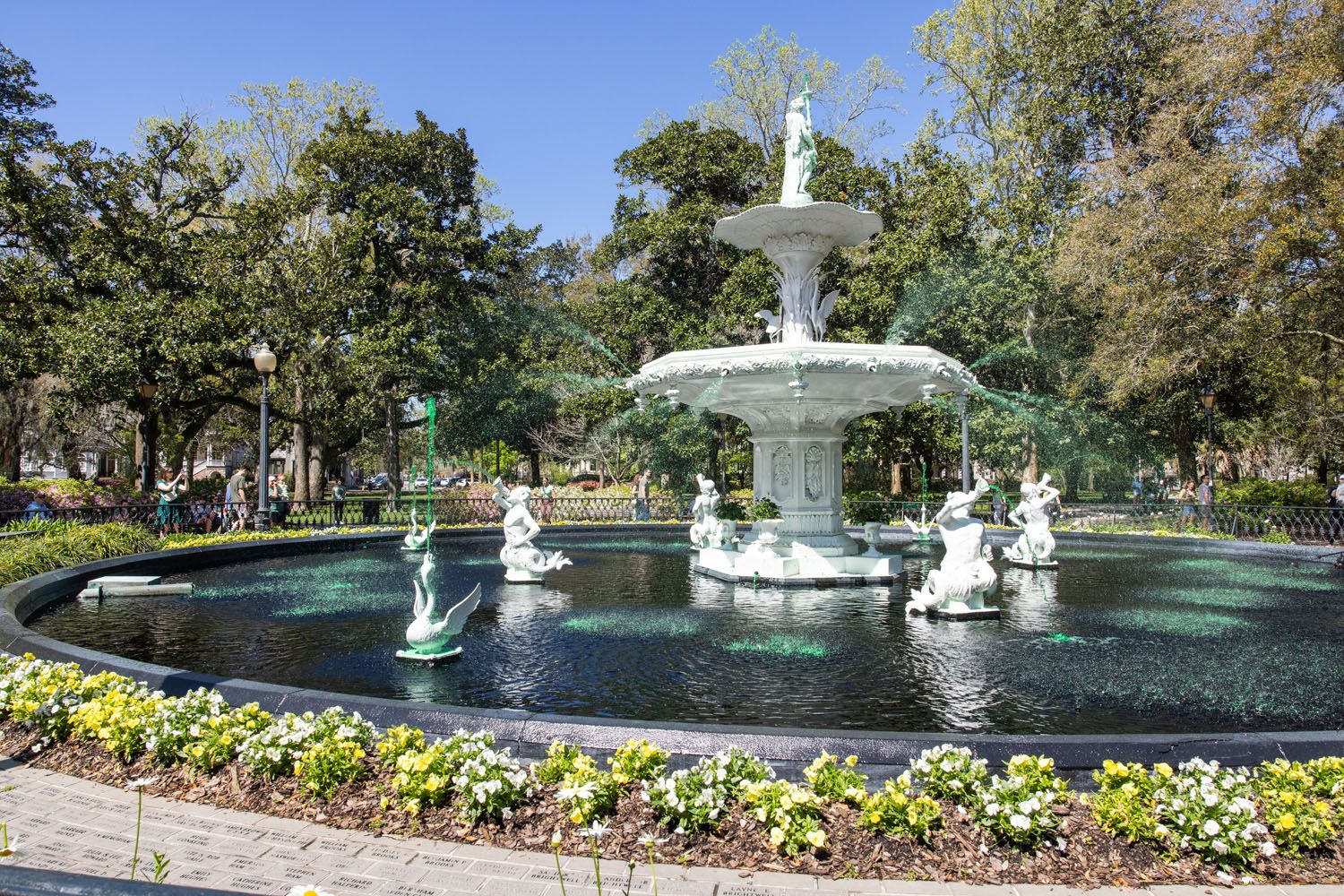 Forsyth Park Fountain Green Water