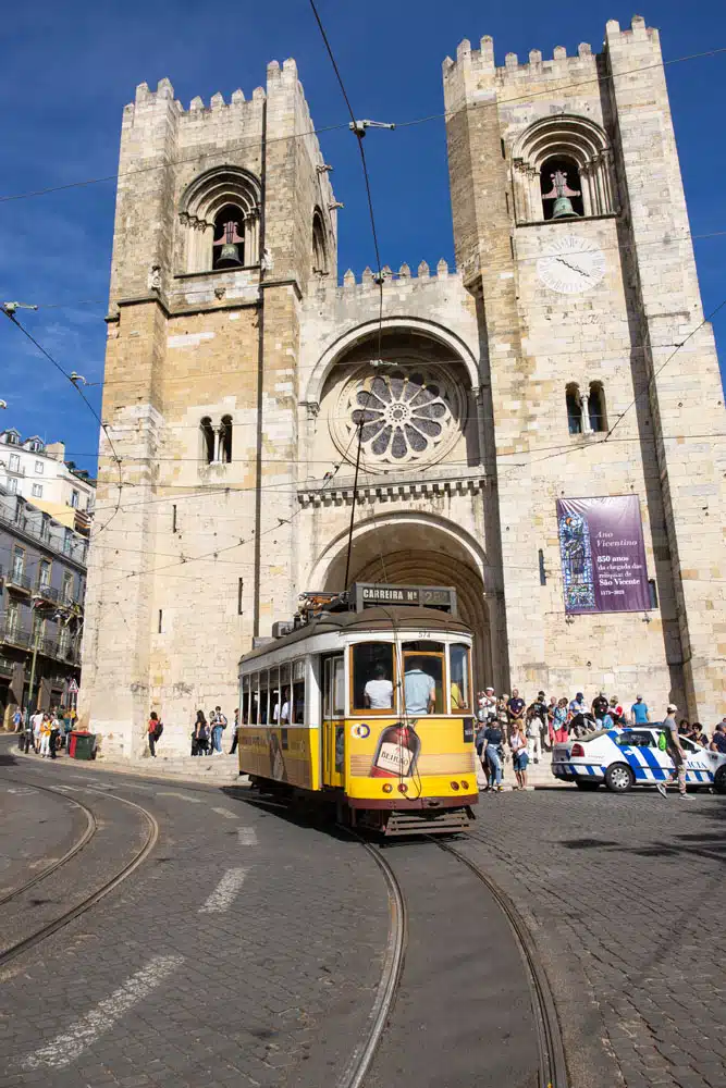Lisbon Cathedral Tram 28